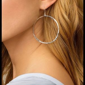 Gorjana G ring hoop earrings